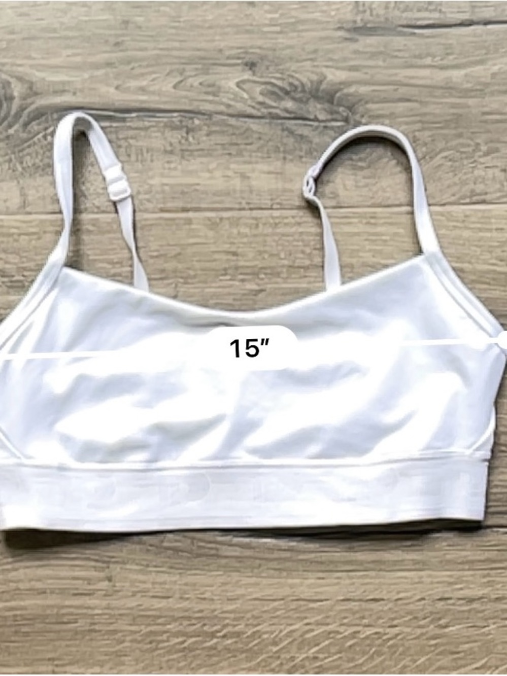 Victoria's Secret White Seamless Pink Logo Band Sports Bra - Picture 5 of 5